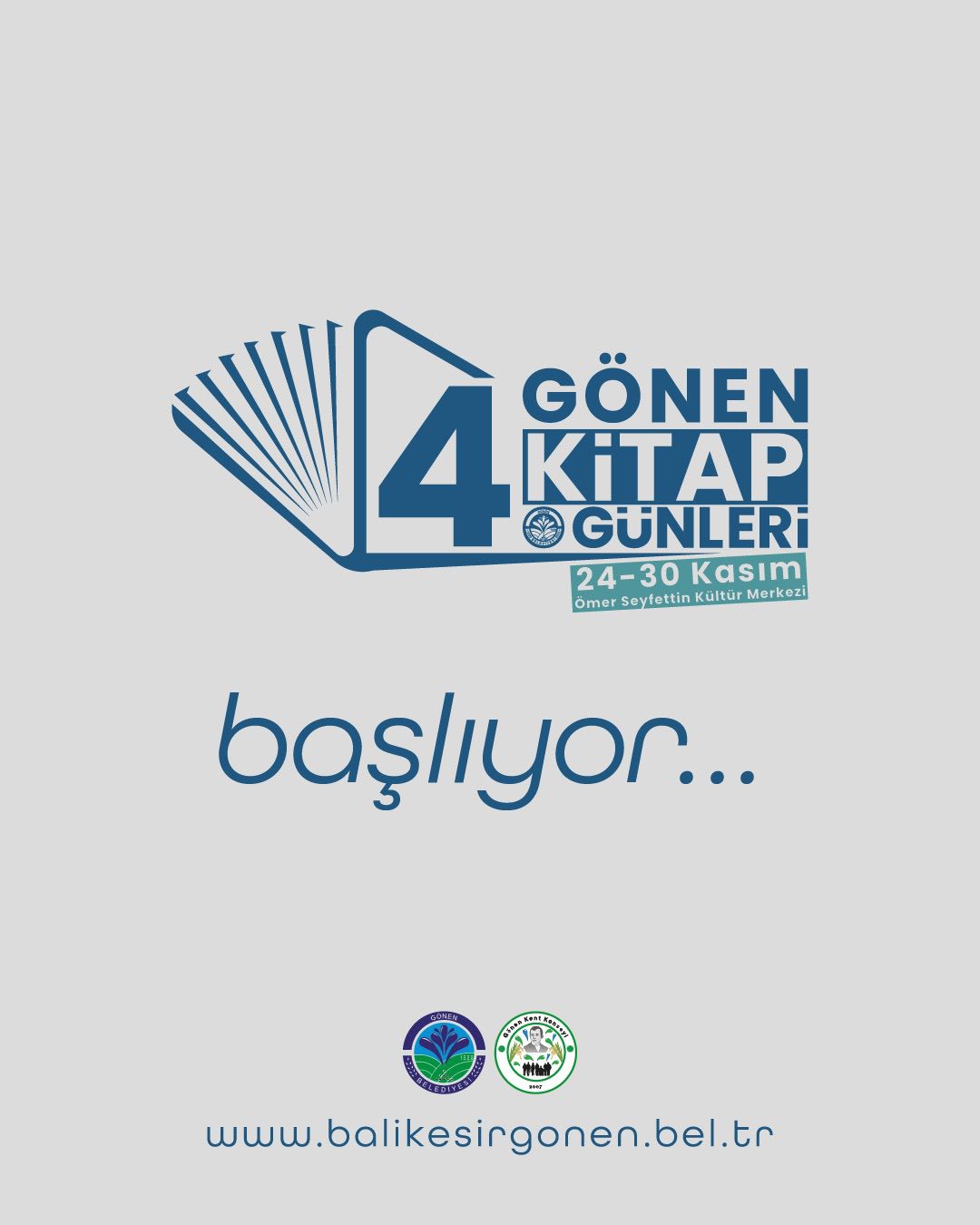 4’üncü Gönen Kitap Günleri başladı