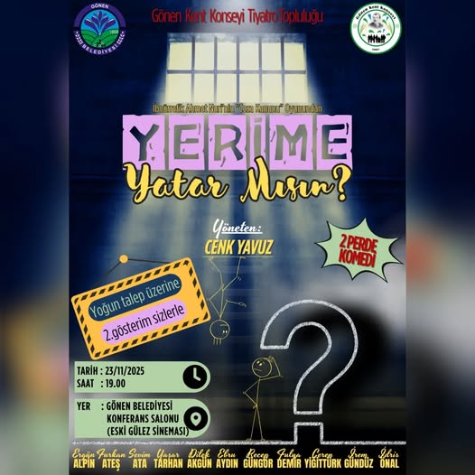 İkinci Oyun, İkinci Sahne! Teşekkürler Gönen!